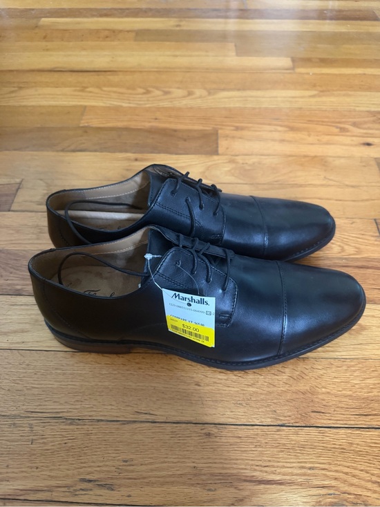 Florsheim Black Leather Cap-Toe Derby Dress Shoe main image 5